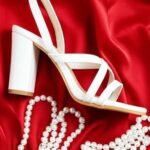 SHEYEL Women's White Strappy Block Heel Sandals | 3.5-Inch Heels | Open-Toe Slip-On Design | Party, Office & Casual Wear - Image 2