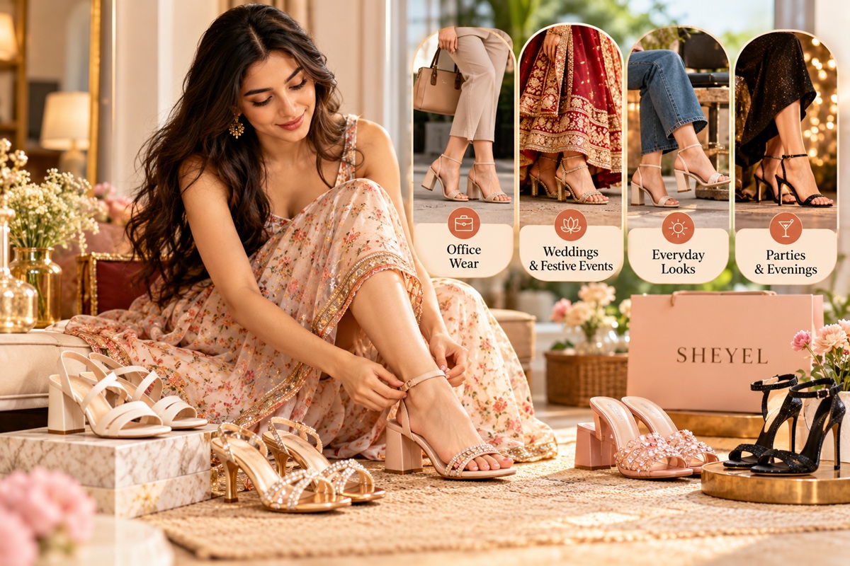 comfortable heels for women in India